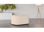 Polsterhocker OTTO HOME "Polsterhocker Tvinne, mit Wellenunterfederung", beige, B:90cm H:44cm T:50cm, 100% Polyester, Hocker, Polsterhocker, passend zum Ecksofa, auch in Bouclé, B/T/H: 90/50/44 cm