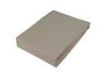 Novel Boxspring-Fixleintuch , Taupe , Textil , 90x220 cm , in Übergrössen erhältlich, geeignet für Boxspringbetten , Heimtextilien, Bettwäsche, Leintücher, Fixleintuch Boxspringbett