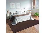 Teppich MERINOS "Loft 37, Kunstfellteppich", braun, B:80cm H:16mm L:150cm, Polyester, Teppiche, Teppich, weich und kuschelig, Fell Haptik, Anti-Rutsch-Unterseite