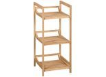 Kesper Badezimmerregal , Hellbraun , Holz , Bambus , 3 Fächer , 30x70x30 cm , FSC 100% , stehend , Badezimmer, Badezimmerregale, Badregale
