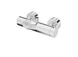 Schell Vitus Brause-Thermostat 016040699 CVD, Batteriebetrieb, verchromt, Duschanschluss oben