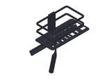 Giese Piano Duschkorb 30766-14 Halter für Rasierer + Wischer, schwarz matt