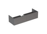 Geberit Xeno² Waschtisch-Unterschrank 500348431 139,5x35x47,3cm, mit 2 Schubladen, Melamin Holzstruktur/sculturagrau