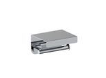 Herzbach Living Papierrollenhalter 30.815000.1.01 mit Deckel, Wandmontage, chrom