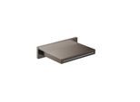 Herzbach Design iX PVD Schwall-Auslauf 21.694000.1.40 Black Steel, für Wand-Aufputz-Montage