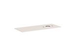 hansgrohe Xilesa E Konsole 54279780 1375x550mm, ohne Hahnloch, Ausschnitt rechts, sandbeige matt