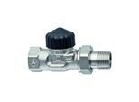 Heimeier Thermostat-Ventilunterteil Standard Durchgang 1 1/4", Rotguss vernickelt 220205000