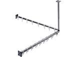 Emco System 2 Duschvorhang-Set 358700120 chrom, 800 mm
