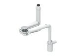 Geberit Clou Waschbeckenablauf 152049211 Ø 32 mm, Raumsparmodell, mit Hebelbetätigung, hochglanz-verchromt
