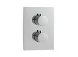 Herzbach Nano Fertigmontageset 11.503055.3.01 Unterputz-Brause-Thermostat square, chrom