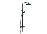 Kludi Logo Thermostat-Dual-Shower-System 6808239-00 drei Strahlarten, mattschwarz
