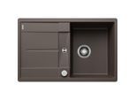 Blanco METRA 45 S-F Spüle 519088 77 x 49 cm, PuraDur, reversibel, Ablauffernbedienung mit Drehbetätigung, cafe