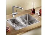 Blanco Andano 340/180-if Spüle 522973 58,5x40cm, Edelstahl Seidenglanz, rechts, IF-Flachrand