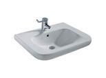 Ideal Standard Contour 21 Waschtisch S238901 mit Hahnloch/Überlauf, unterfahrbar, 60x55,5x17,5cm, weiß