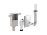 Geberit UP-Geruchsverschluss 151122211 d= 50/56mm, mit Wandeinbaukasten und Fertigbauset, horizontal, hochglanz-verchromt