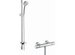 hansgrohe Brause Set Croma 100 Vario 27035000 chrom, DN 15, Stange 0,90 m
