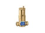 Caleffi Discal Mikroblasenabscheider 551002 22mm, Messing-Gehäuse, Klemmverschraubung