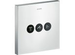 hansgrohe Axor ShowerSelect Square Ventil 36717000 Unterputz Ventil, 3 Verbraucher, chrom