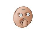 Grohe Grohtherm Smartcontrol Fertigmontageset 29119DA0 warm sunset, rund, UP-Thermostat, 2 Absperrventile