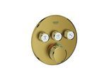 Grohe Grohtherm Smartcontrol Fertigmontageset 29121GN0 cool sunrise gebürstet, rund, UP-Thermostat, 3 Absperrventile