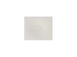 Bette BetteAir Duschfliese 7355-423PLUS,T2 1200 x 1000 mm, flax, Rechteck, glasierter Titan-Stahl, mit Minimum-Täger