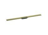 hansgrohe RainDrain Flex Duschrinne 56054140 120cm, Fertigset, kürzbar, zur Wandmontage, brushed bronze