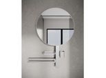 Ideal Standard Alu+ Accessoir-Bar L800 BD587SI mit Handtuchhalter und Spiegel 500mm, Silver