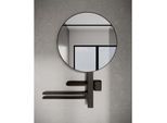 Ideal Standard Alu+ Accessoir-Bar L800 BD587XG mit Handtuchhalter und Spiegel 500mm, silk black