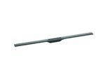 hansgrohe RainDrain Flex Duschrinne 56047340 120cm, Fertigset, kürzbar, brushed black chrome