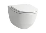 LAUFEN Cleanet Riva Dusch-Tiefspül-WC H8206917570001 spülrandlos, 35,5 x 60 cm, weiß matt