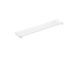 Hewi System 900 Q Ablage 900Q03.00760DX pulverbeschichtet weiß tiefmatt, mit Glasplatte, 616x20x122mm