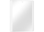 hansgrohe Xarita Lite Q Spiegel 54962700 mit seitlicher LED-Beleuchtung, mattweiß, B 600 x H 700 x T 30 mm, 14 W
