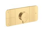 hansgrohe Axor One Fertigmontageset 45713250 Unterputz-Thermostatmodul, 3 Verbraucher, brushed gold optic