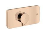 hansgrohe Axor One Fertigmontageset 45711300 Unterputz-Thermostatmodul, 1 Verbraucher, polished red gold