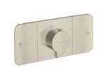 hansgrohe Axor One Fertigmontageset 45712820 Unterputz-Thermostatmodul, 2 Verbraucher, brushed nickel