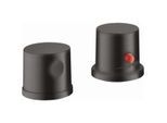 hansgrohe Axor Uno Fertigmontageset 38480340 2-Loch-Wannenrandarmatur, mit Thermostat, brushed black chrome