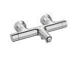 Hansa HANSAPRISMA Duscharmatur 58102301 mit Thermostat, Wandmontage, chrom