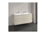 Villeroy und Boch Collaro Waschtischunterschrank C14700AA 126,1x61x48cm, Waschbecken mittig, white oak