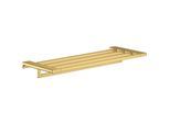 hansgrohe AddStoris Handtuchablage 41751990 Länge 648mm, mit Handtuchhalter, Wandmontage, Metall, polished gold optic
