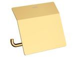 hansgrohe AddStoris Papierrollenhalter 41753990 mit Deckel, Wandmontage, Metall, polished gold optic