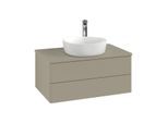 Villeroy & Boch Antao Waschtischunterschrank 800x360x500mm L19150HG mit Beleuchtung mit Struktur FK/AP: HG/0