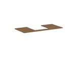 hansgrohe Xilesa E Konsole 54271550 Ausschnitt mittig, 1180 x 550 mm, Eiche Kaschmir