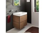 hansgrohe Xilesa E Waschtischunterschrank 54256550 630x470mm, 2 Schubkästen, für Waschtisch, ohne PushOpen, Eiche Kaschmir