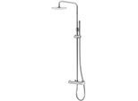 Steinberg Serie 100 Duschsystem 1002721 chrom, Aufputz, mit Regenbrause und Thermostat