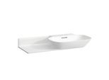 LAUFEN INO Waschtisch 8133014001091, 90x45cm, LCC, Ablage l., ohne Hahnl., mit Überl., Saphirkeramik