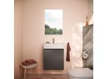 hansgrohe Xilesa E Waschtischunterschrank 54247760 480x380mm, 1 Schubkasten, für Handwaschbecken, schiefergrau matt