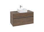 Villeroy und Boch Collaro Waschtischunterschrank C03800VH 100 x 54,8 x 50 cm, Waschtisch mittig, Arizona Oak