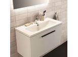 Ideal Standard i.life S Möbel-Waschtisch T458901 mit Hahnloch und Überlauf, 81 x 38,5 x 18 cm, weiß
