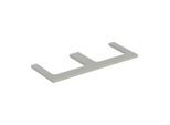 Geberit One Waschtisch-Platte 505345007 120 x 3 x 47 cm, greige/lackiert matt, Ausschnitt zweifach