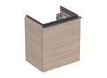 Geberit iCon Handwaschbecken-Unterschrank 502301JH1 37x41,5x27,9cm, 1 Tür, Anschlag links, Eiche, Griff lava matt